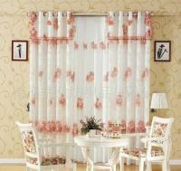 賽歐布藝新品推薦 春花溫情粉雕花窗簾，打造溫馨家居氛圍